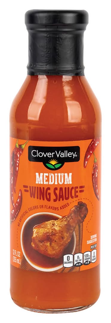 Clover Valley Medium Wing Sauce (12 fl oz)