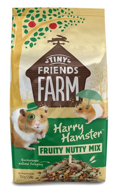 Tiny Friends Farm Harry Hamster Fruity & Nutty Mix Small Animal Food (700g)