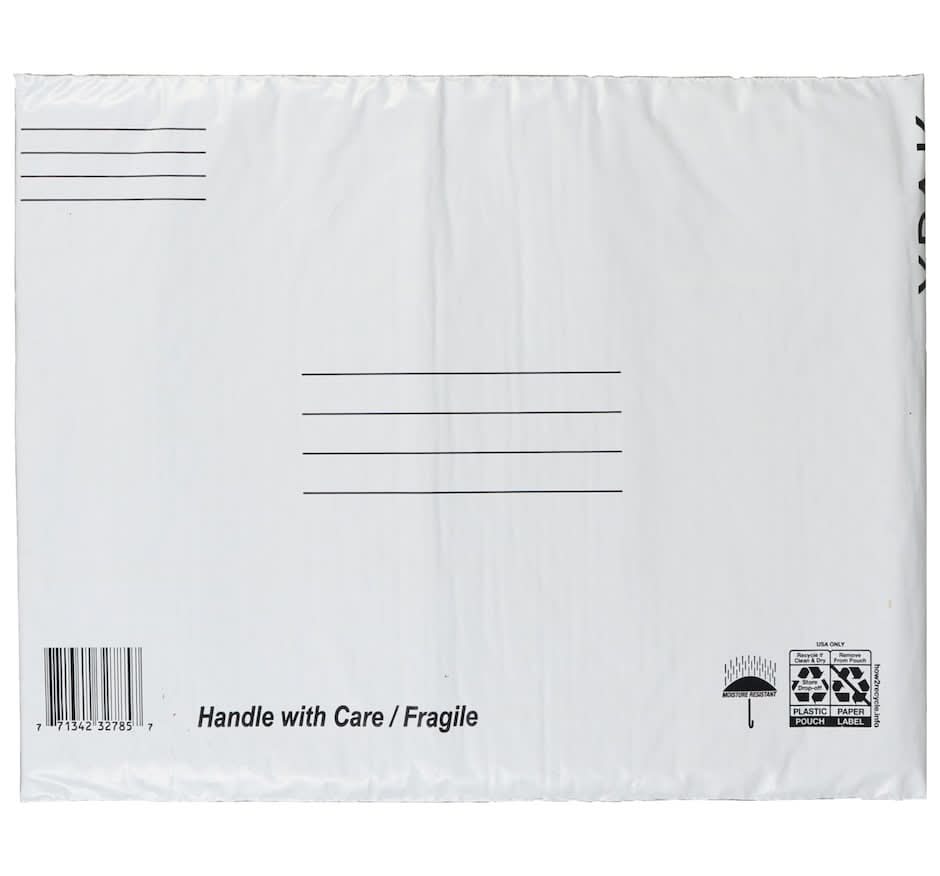 XPAK Poly Mailers, 8.5x11 in, White