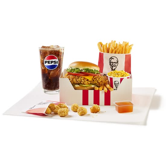 Deluxe Famous Chicken Sandwich Box Meal