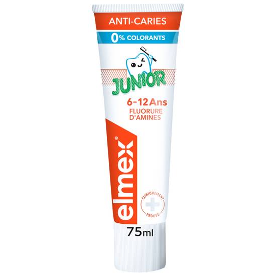 Elemex - Elmex dentifrice enfant anti caries 6-12ans (75ml)