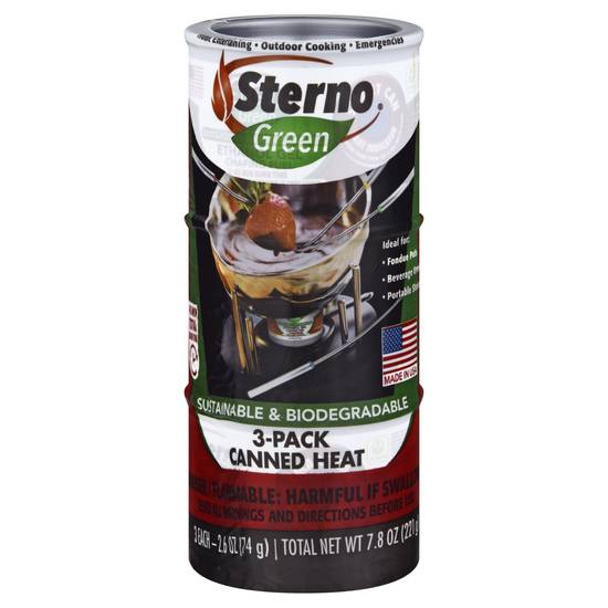 Sterno Canned Heat Cooking Fuel