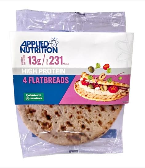 Applied Nutrition 4 High Protein Plain Flatbreads