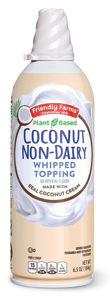Friendly Farms Non Dairy Coconut Whipped Topping (6.5 oz)