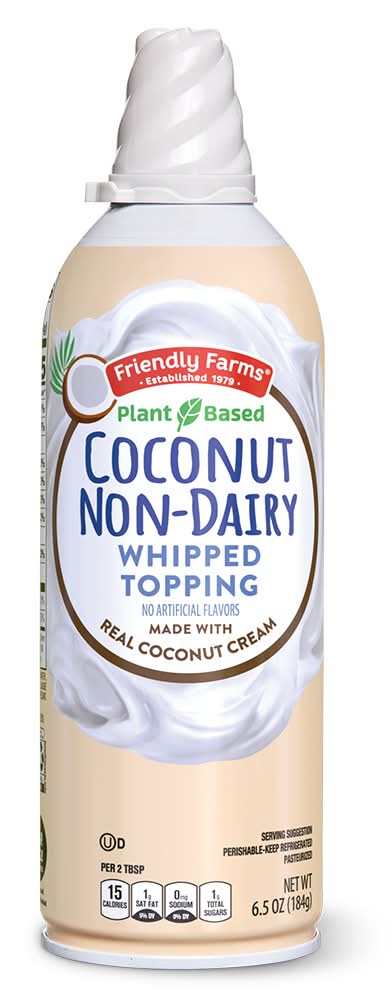 Friendly Farms Non Dairy Coconut Whipped Topping (6.5 oz)