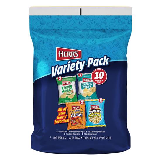 Herr's Variety pack Potato Chips