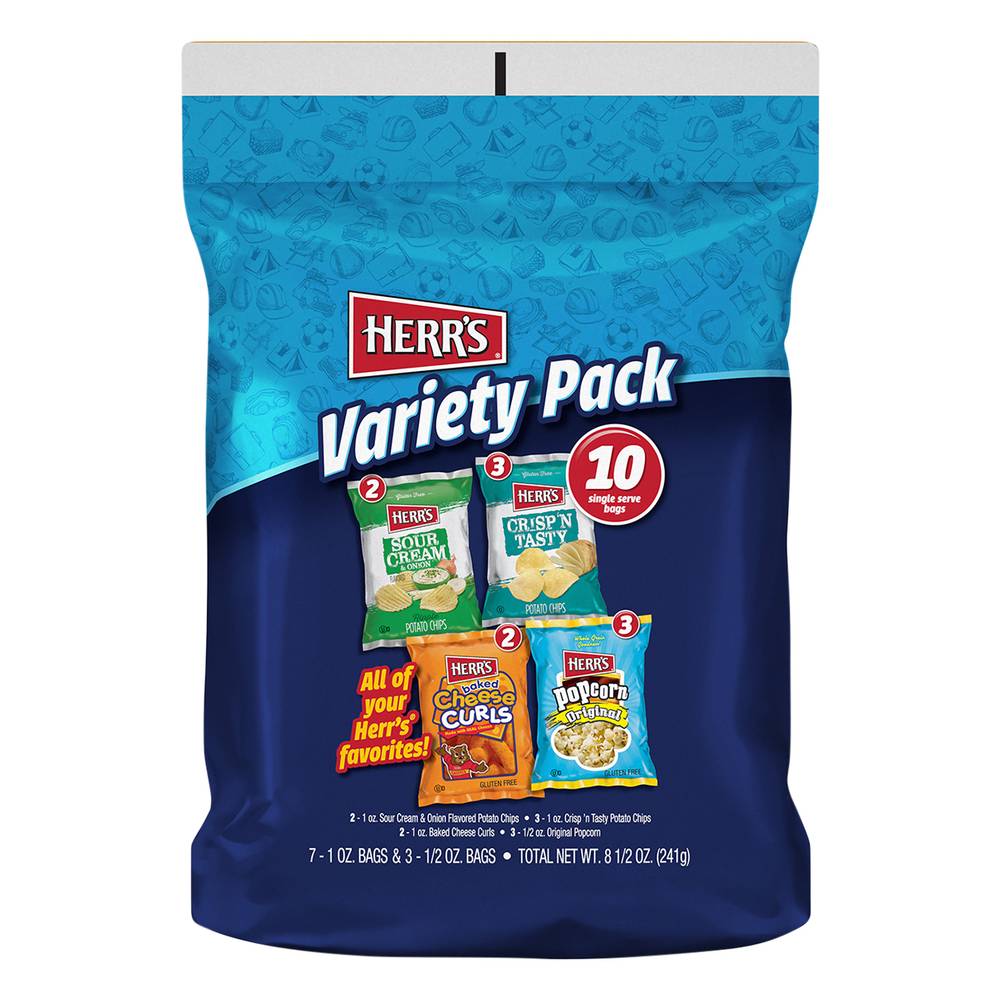 Herr's Variety pack Potato Chips (241 g)