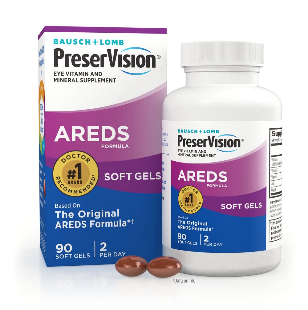 PreserVision Bausch + Lomb Areds Soft Gels