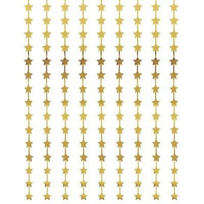 Spritz Star Backdrop Party Decoration, Gold