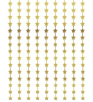Spritz Star Backdrop Party Decoration, Gold