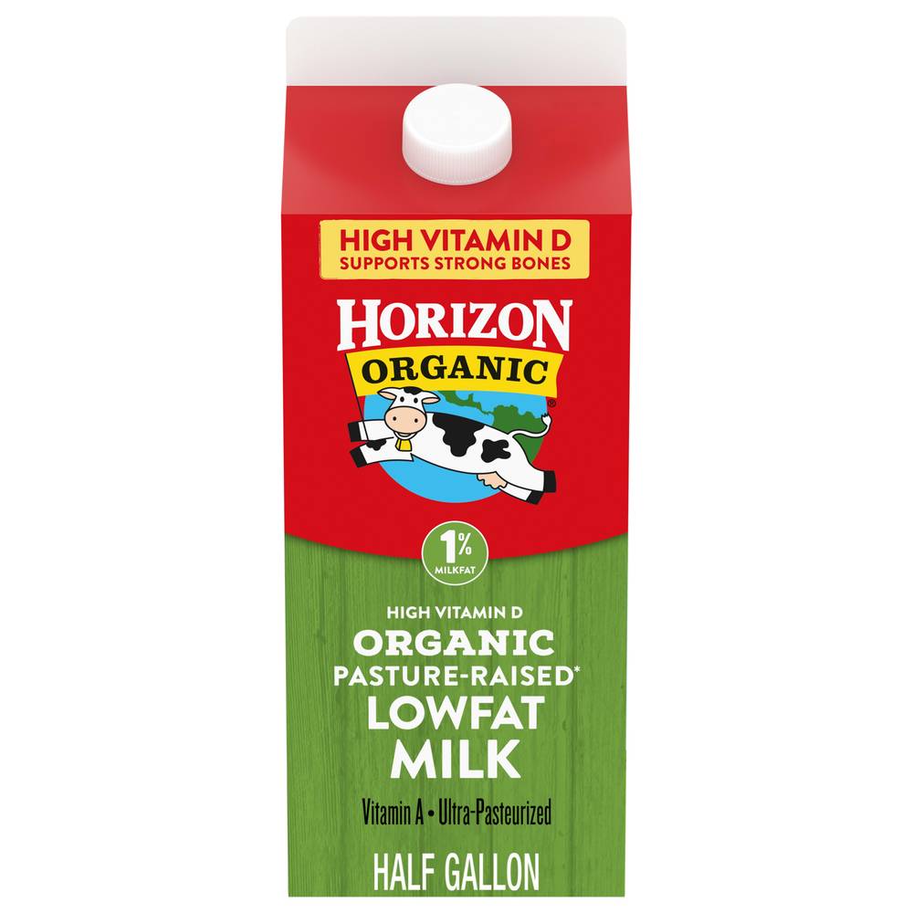 Horizon Organic 1% Lowfat High Vitamin D Milk (0.5 gal)