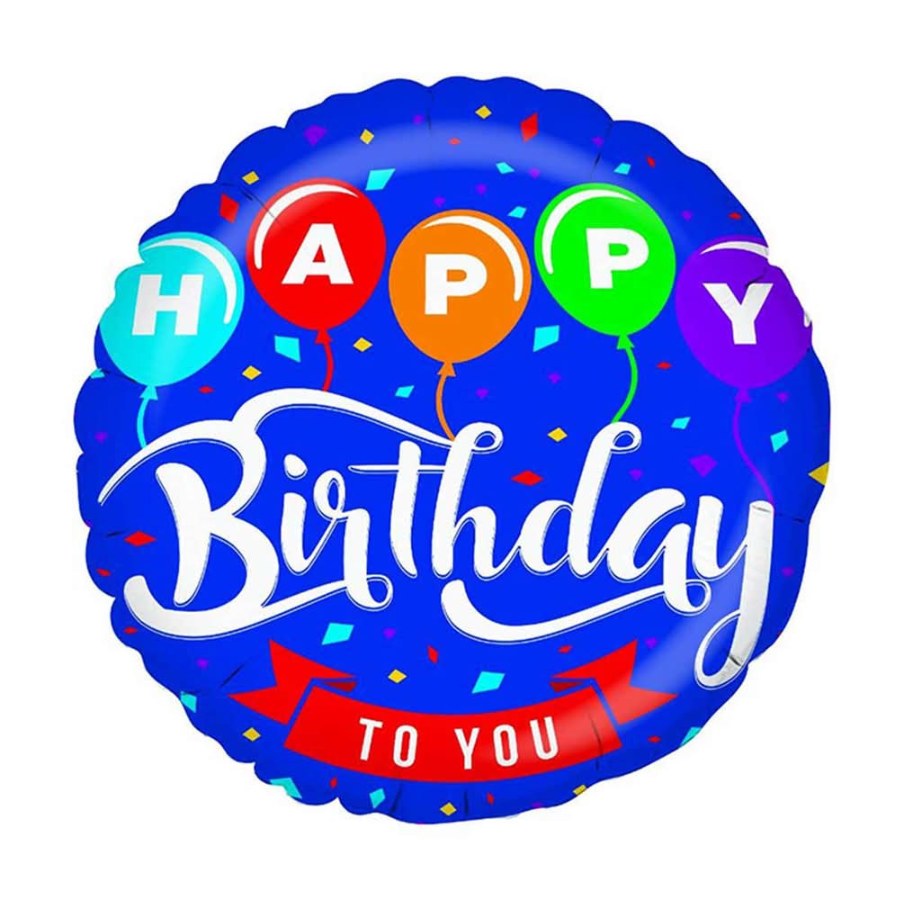 Stationery Balloon Happy Birthday 1 Ct