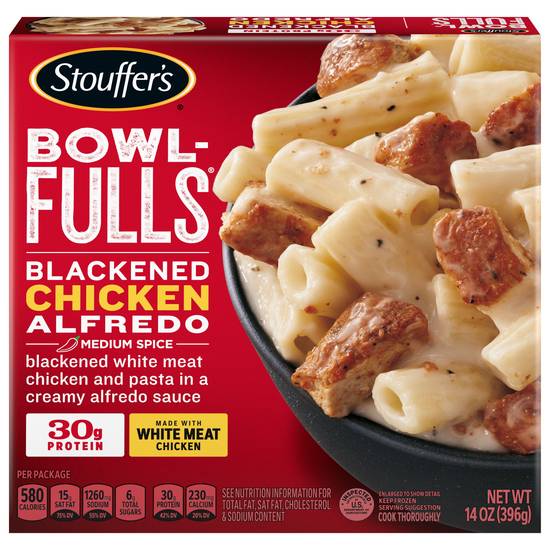 Stouffer's Bowl-Fulls Medium Blackened Chicken Alfredo (14 oz)