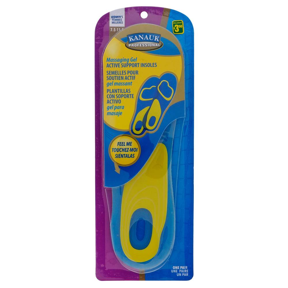 Gel Support Insoles for Women, 1 Pair