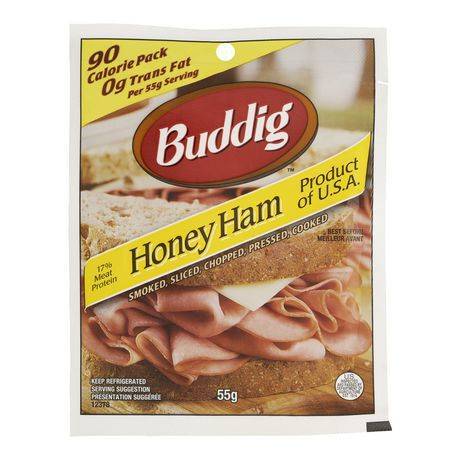 Carl buddig jambon au miel (55 g) - honey ham (55 g)