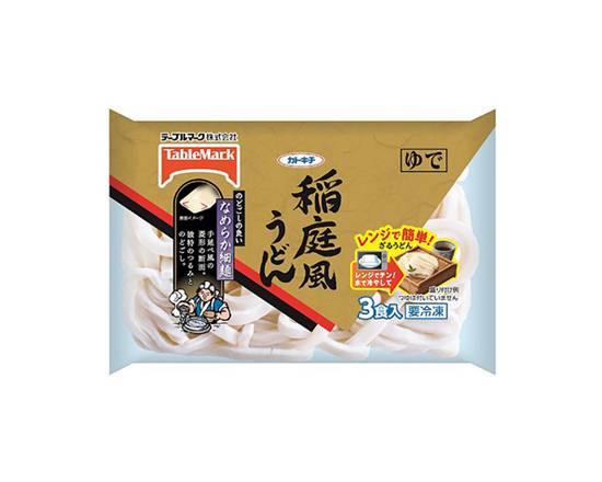 347977：〔冷凍〕テーブルマーク 稲庭風うどん3食入 / Table mark, Inaniwa-style Udon with 3 Meals