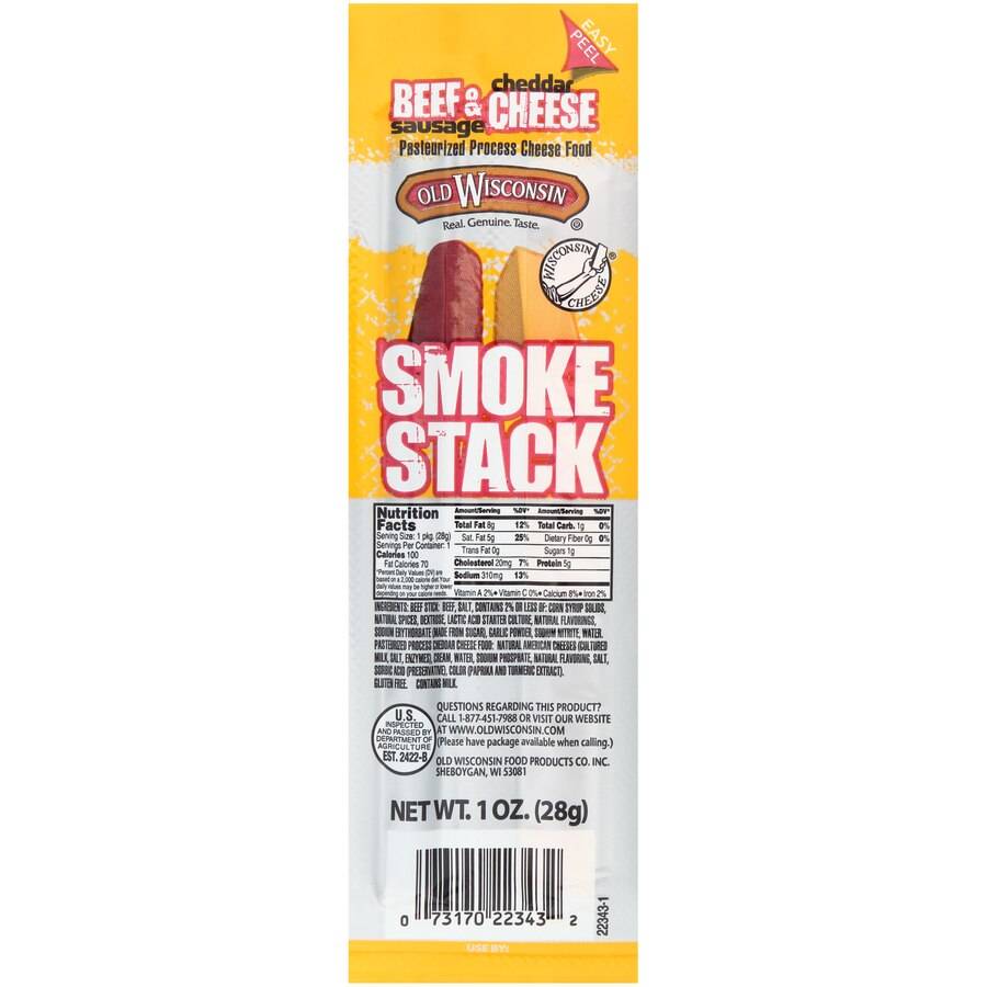 Old Wisconsin Cheese Beef Stick and Cheddar (18x 1oz counts)