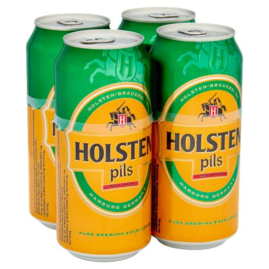 Holsten Pils Lager Beer Cans (4 x 440ml)