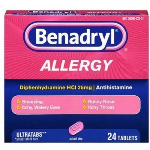 Benadryl Allergy Ultratabs 24ct