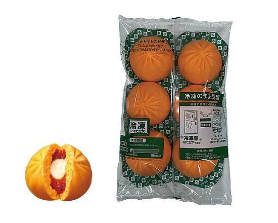 【冷凍】とろーりチーズとトマトのピザまん(6個)