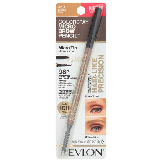 Revlon Colorstay Micro Tip Blonde 450 Brow Pencil