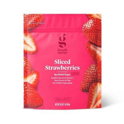 Good & Gather Sliced Strawberries (1 lbs)