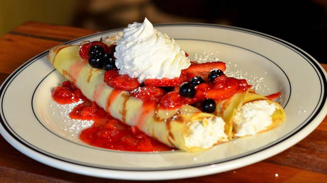 Mixed Berry Crepes