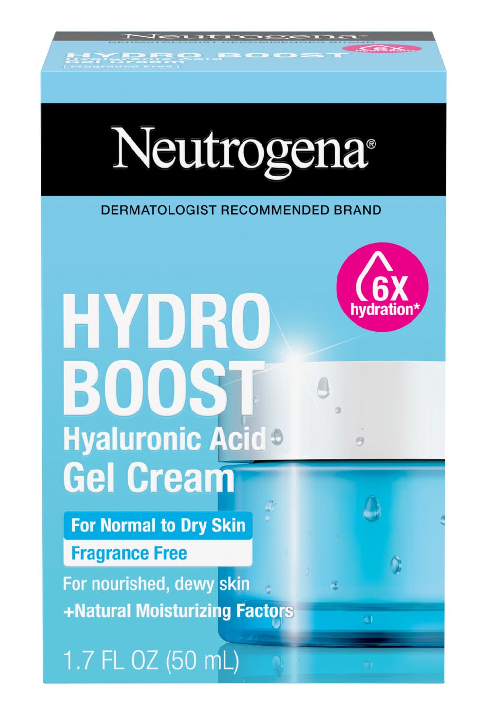 Neutrogena Hydro Boost Hyaluronic Acid Water Gel Moisturizer (1.7 fl oz)