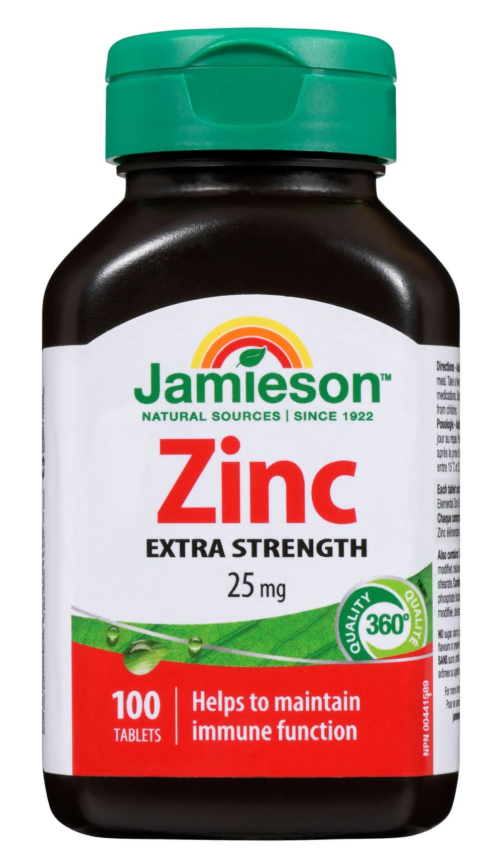 Jamieson Zinc 25mg (20 g)