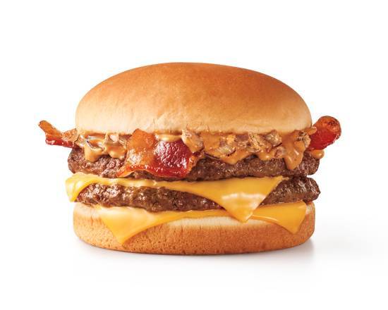 Peanut Butter Bacon SuperSonic Double Cheeseburger