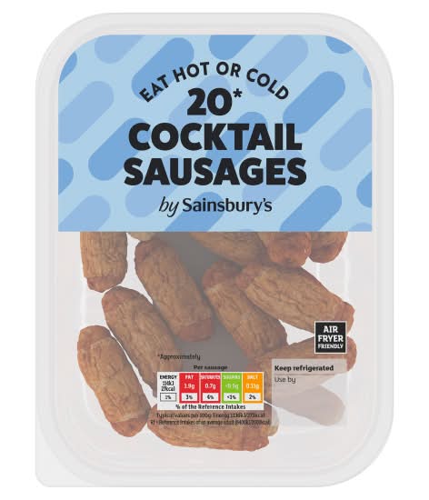 Sainsbury's Pork Cocktail Sausages (200g)