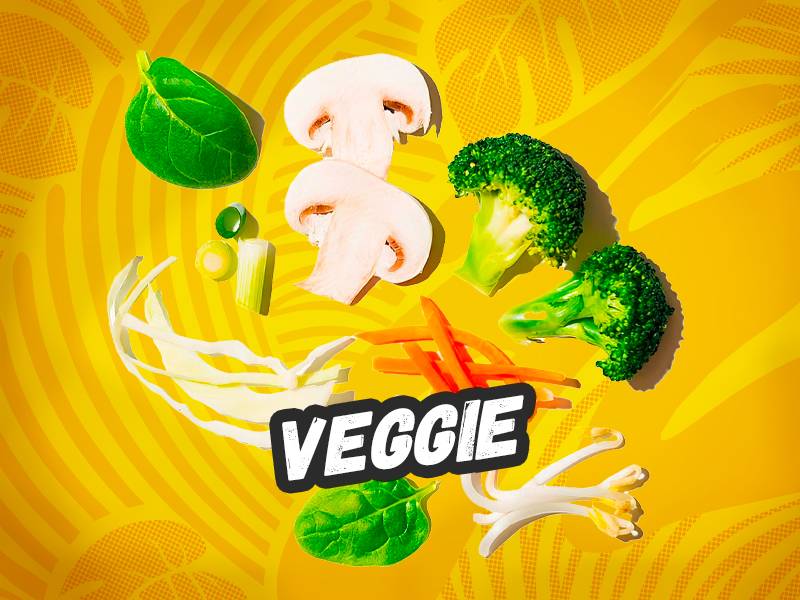 🥦 VEGGIE ( BROCOLI / PAK CHOY / CHAMPIGNON DE PARIS )