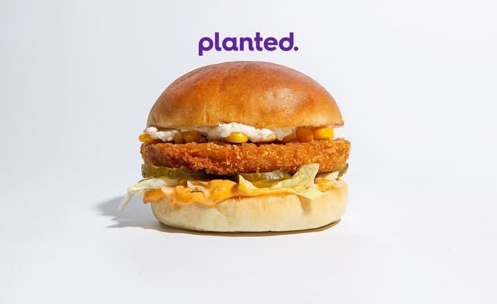 planted.chicken Farm Burger 🌽 🌱