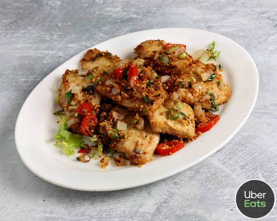 Grilled Pork Chop with Chilli Pepper & Salt 椒鹽豬扒