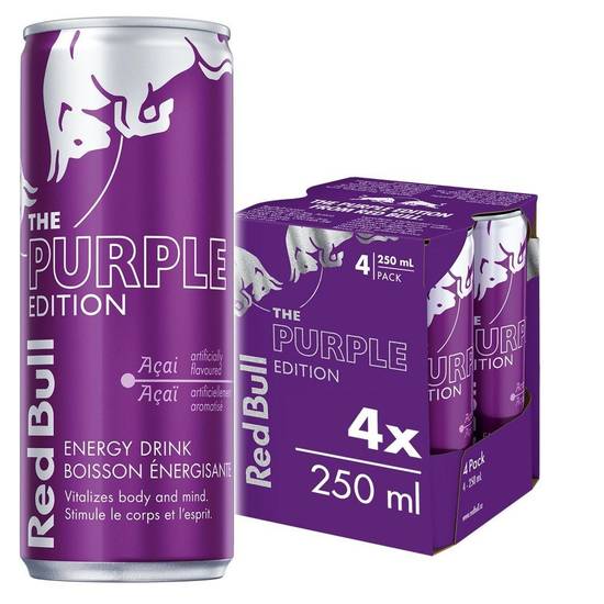 Red Bull Energy Drink, 250 ml (4 pack), 4 x 250 mL 