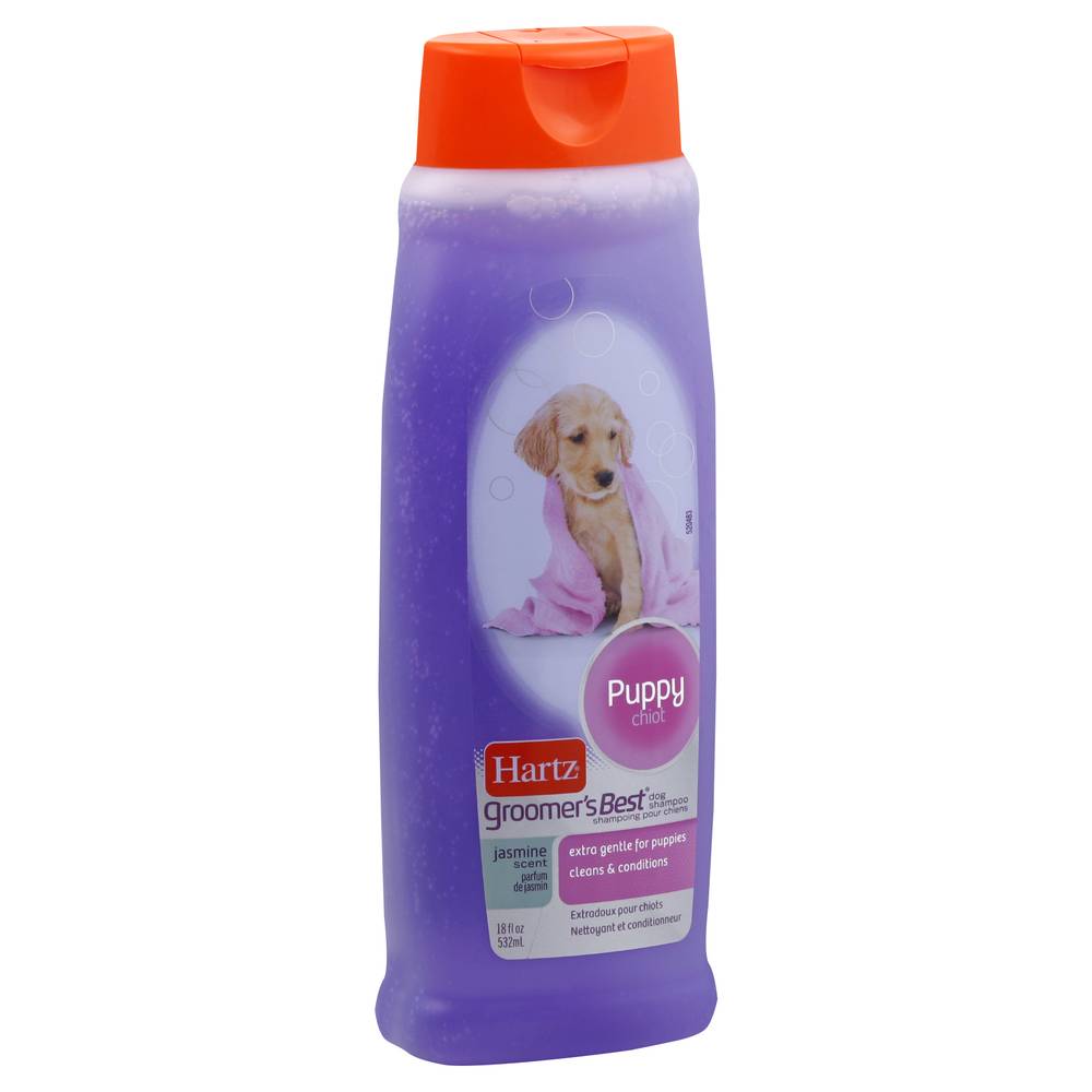 Hartz Groomer's Best Extra Gentle Puppy Tearless Jasmine Scent Dog Shampoo