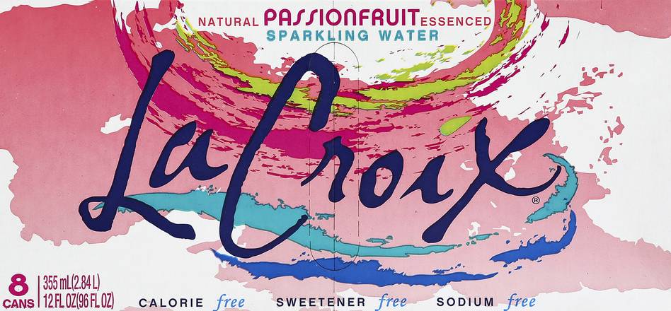 La Croix Passionfruit Sparkling Water (8 ct, 12 fl oz)