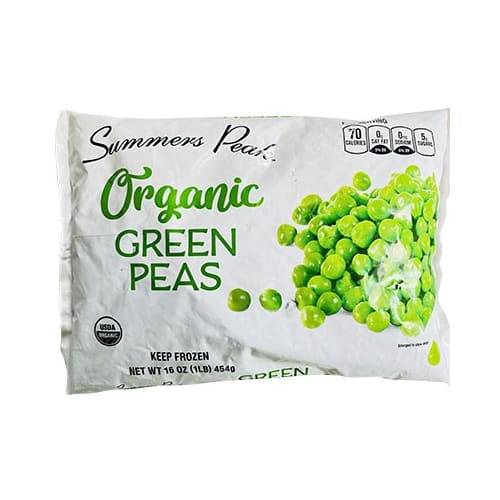 Summers Peak Organic Green Peas (16 oz)