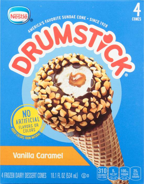 Nestlé Drumstick Vanilla Caramel Cones