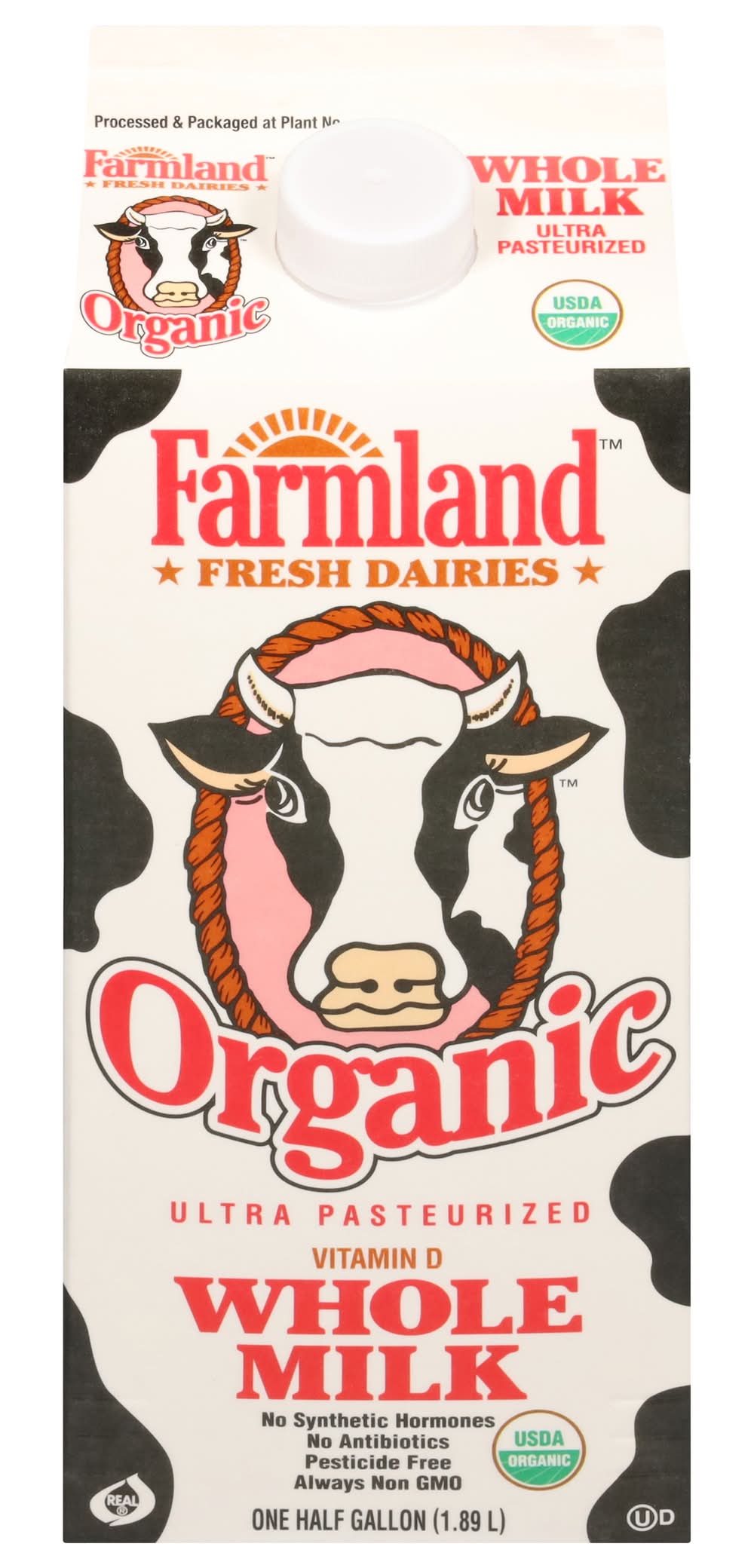 Farmland Organic Whole Milk (1.89 L)