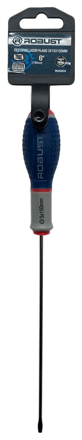 Destornillador plano 3x15x150 mm