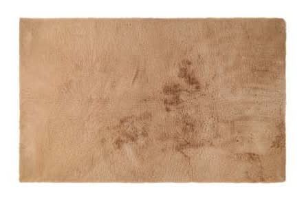 Rabbit Faux Fur Area Rug 3ft x 5ft Brown