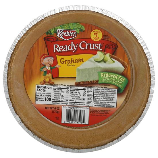 Keebler Ready Graham Reduced Fat Pie Crust
