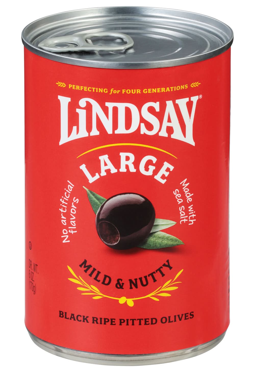 Lindsay California Black Ripe Pitted Olives, L (6 oz)