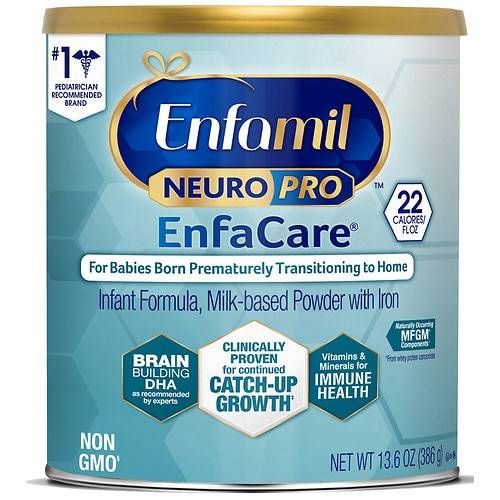Enfamil EnfaCare Premature Baby Formula Milk Based w/ Iron, Powder - 13.6 oz