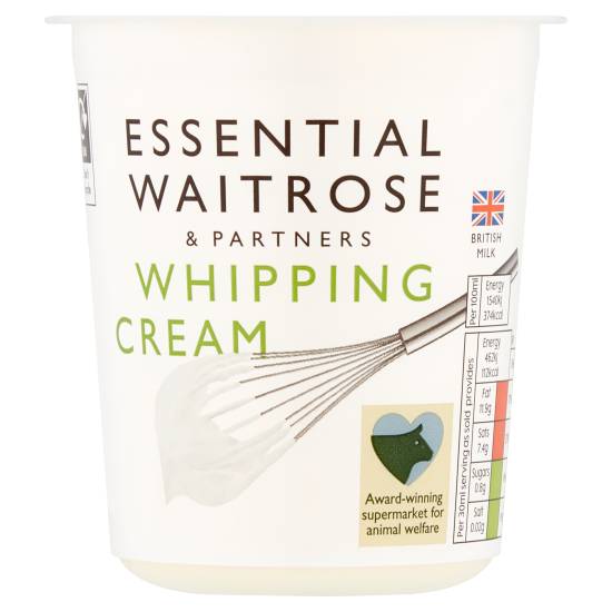 Essential Waitrose Whipping Cream