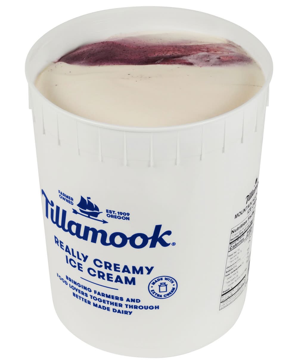 Tillamook Premium Ice Cream, Mountain Huckleberry (3 gal)