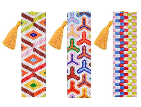 Jonathan Adler x Michaels Bright Print Diamond Art Bookmark Kit, 2x7 in (3 ct)