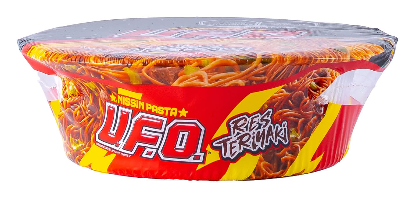 Nissin UFO · Sopa de pasta precocida, res teriyaki (81 g)