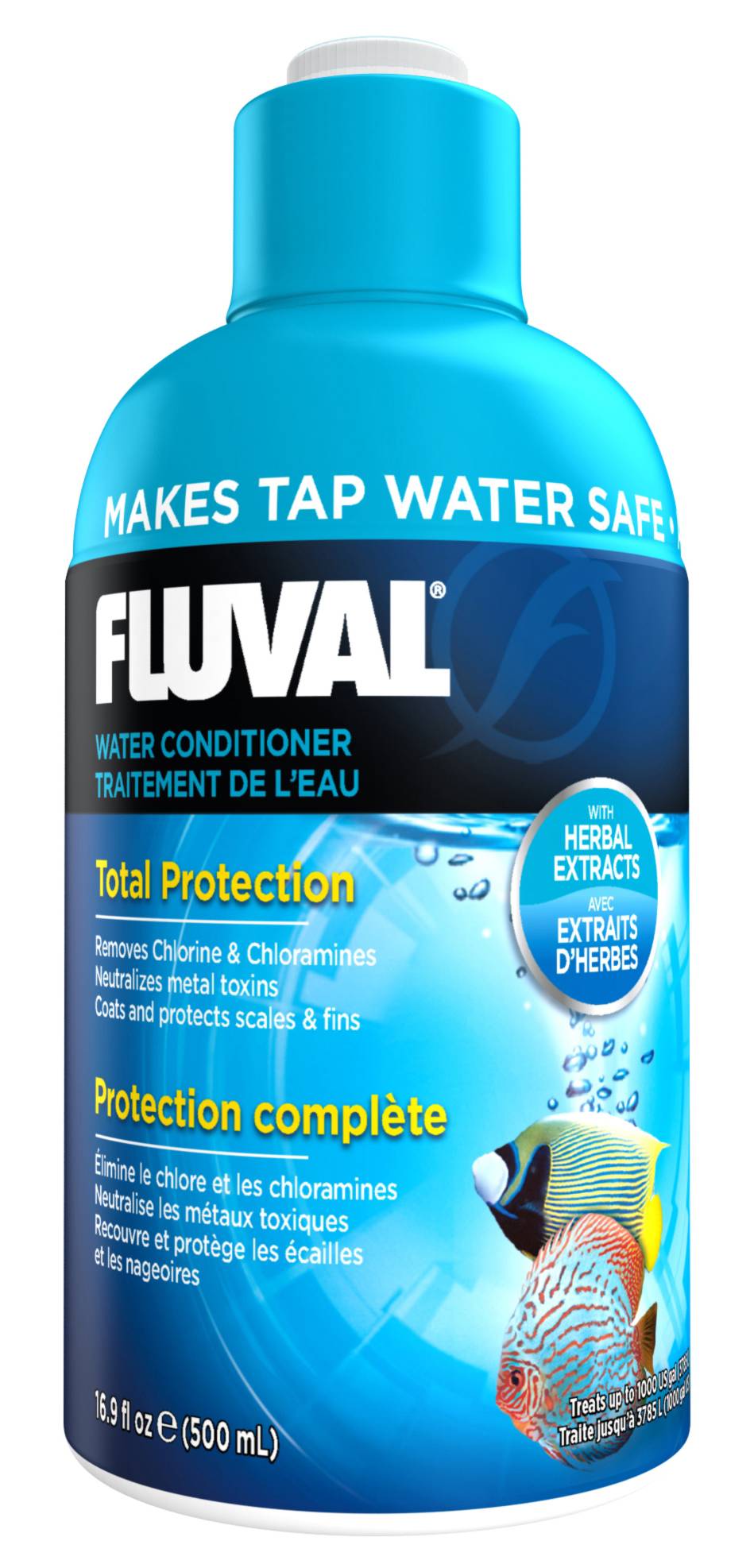 Fluval Aqua Plus Tropical Fish Aquarium Water Conditioner (16.9 fl oz)